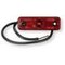 LED markering rechthoekig rood